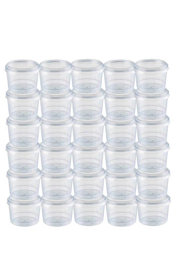 Kapaklı Silindir Kristal Tatlı Kasesi 180cc 30lu - Image 1