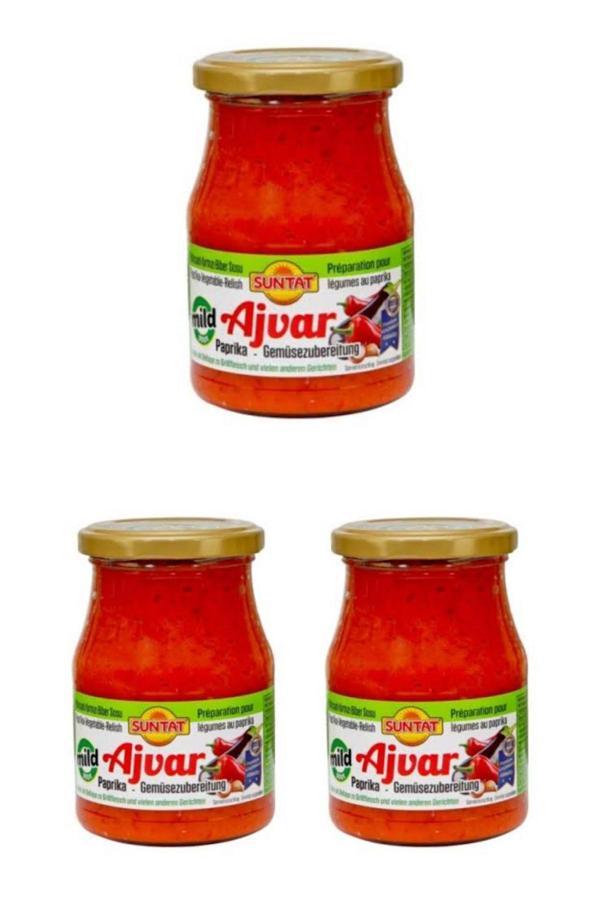 Uslu Şarküteri Acı Ajvar 3X370Gr. - Image 1