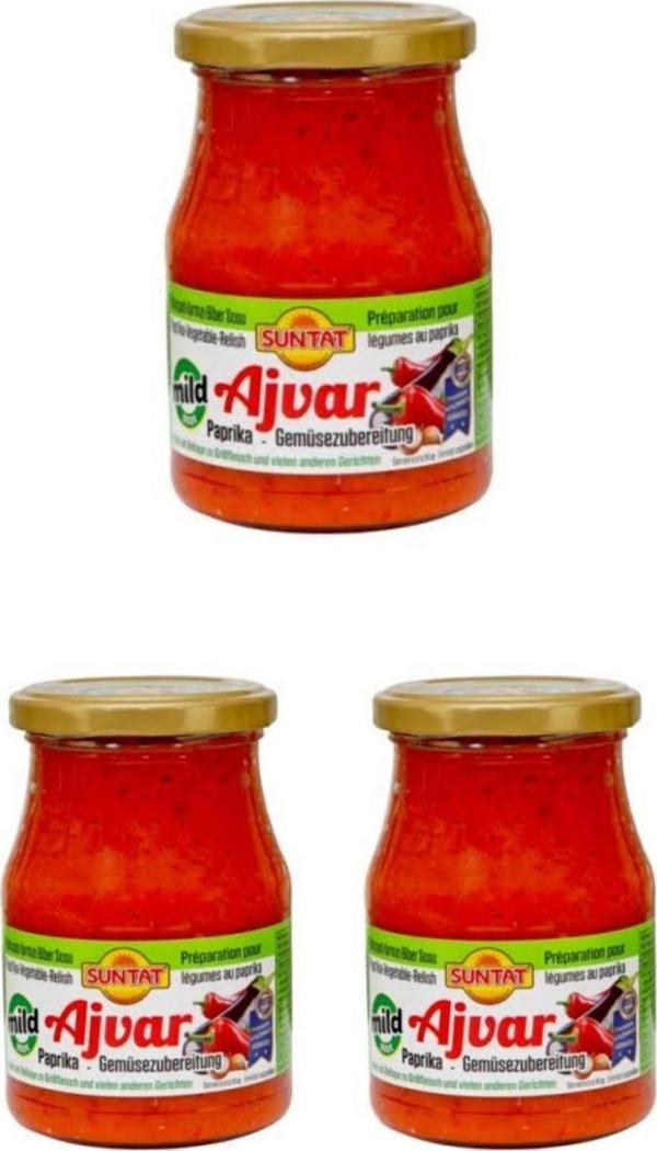 Uslu Şarküteri Acı Ajvar 3X370Gr. - Image 1