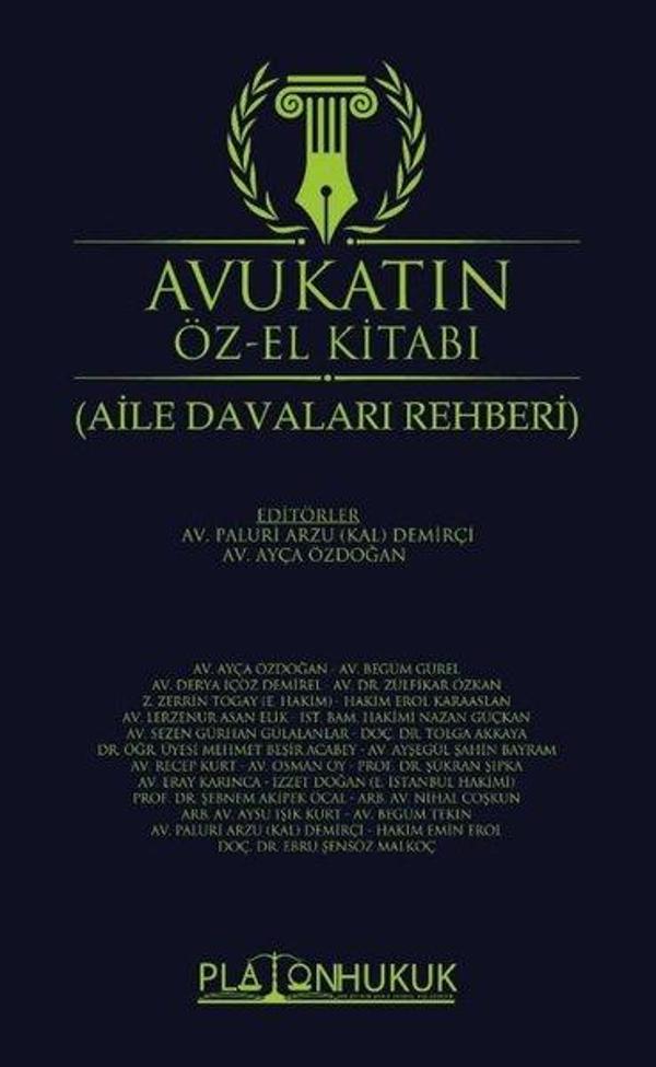 Avukatın Öz - El Kitabı - Aile Davaları Rehberi - Platon Hukuk Yayınevi - Image 1