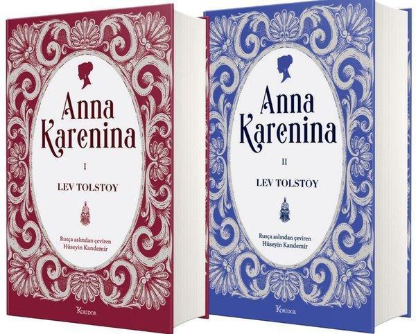 Anna Karenina Seti - 2 Kitap Takım - Bez Ciltli - Koridor Yayıncılık - Image 1