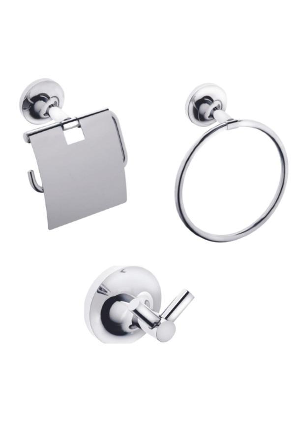 Camero Adnoss Paris Tuvalet Kağıtlığı + Havluluk + Askılık - Image 1