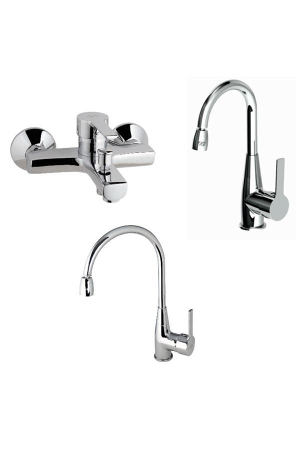 Gpd Adnoss Solus Banyo Bataryası Mbb55 Lavabo Bataryası Mtl55 Eviye Bataryası Mte55 - Image 1