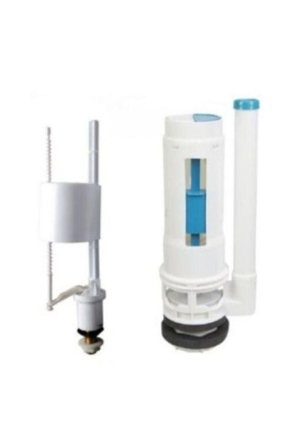 Bg Bagno Adnoss Rezervuar Iç Takım - 3/6 Çift Basma - Su Tasarruflu - Klozet Iç Takım 701012000 - Image 1