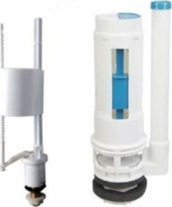 Bg Bagno Adnoss Rezervuar Iç Takım - 3/6 Çift Basma - Su Tasarruflu - Klozet Iç Takım 701012000 - Image 1