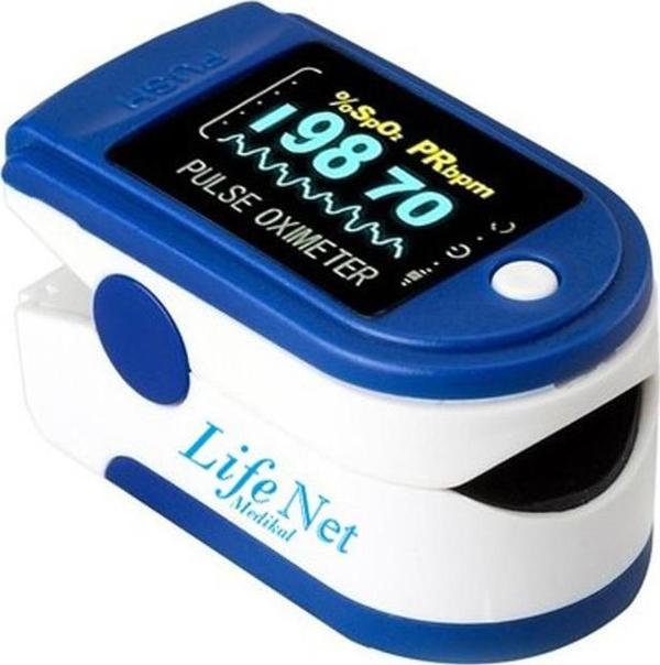 Life Net Medikal Pulse Oksimetre Parmak Tipi Kan Oksijen Nabız Ölçer Oximeter Ke-6007 - Image 1