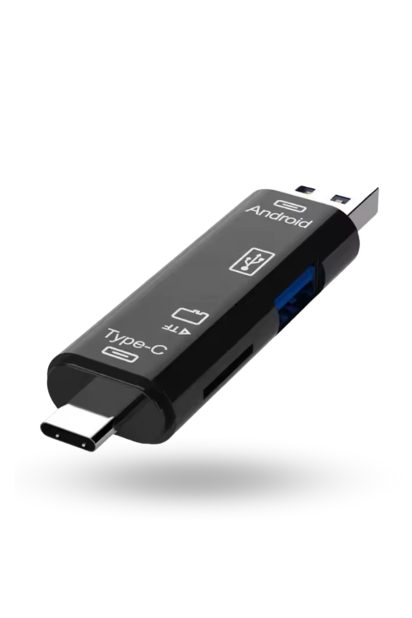 Büro Ev Ofis Cihazları için 3hub UsbC-Otg Smart Card Reader - Image 1