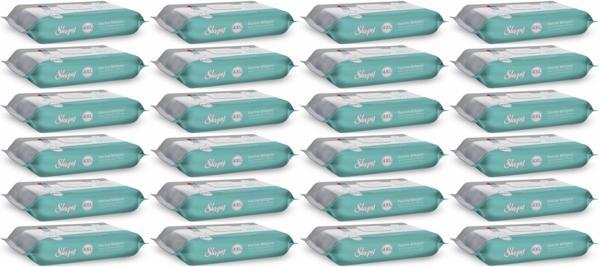 Sleepy Perine Bölgesi ve Vücut Temizleme Islak Mendil Havlu 50 Yaprak (Ebat 4XL) (24 Lü Set) - Image 1