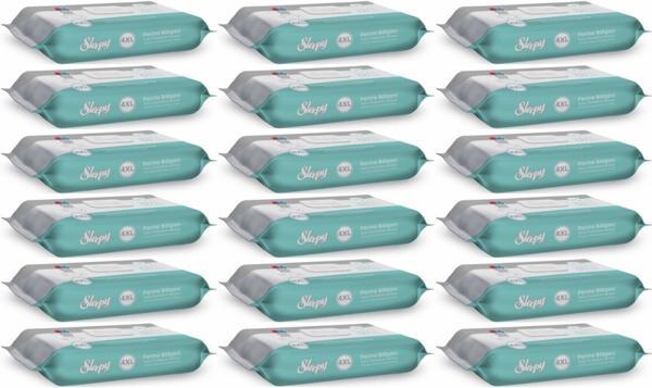 Sleepy Perine Bölgesi ve Vücut Temizleme Islak Mendil Havlu 50 Yaprak (Ebat 4XL) (18 Li Set) - Image 1