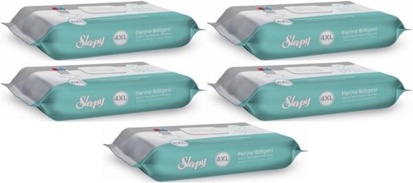 Sleepy Perine Bölgesi ve Vücut Temizleme Islak Mendil Havlu 50 Yaprak (Ebat 4XL) (5 Li Set) - Image 1