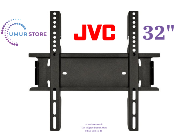 Jvc 40VF5405T 40" Full HD Smart 32”, 39”, 40” Uyumlu Lcd Led TV Sabit Duvar Askı Aparatı - Image 1