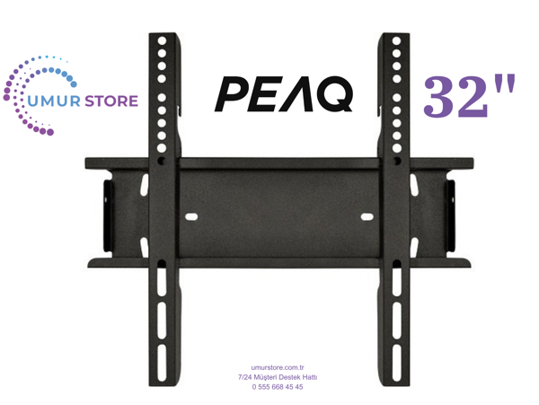PEAQ PQ32DAL04 32 inç 80 Ekran Uydu Alıcılı HDR D-Dual 32”, 39”, 40” Uyumlu Lcd Led TV Sabit Duvar A - Image 1