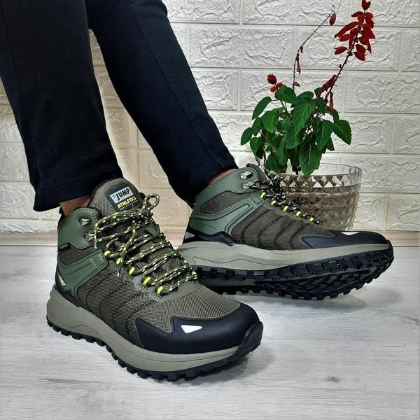 Jump 28680 Haki Waterproof Kaymaz Taban Erkek Bot - Image 1