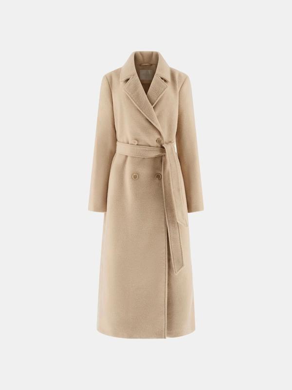 Guess Lorenza Kadın Bej Yün Karışımlı Kaban W5BL21WGVR2-F14Z - Image 1