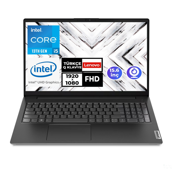 Lenovo V15 G4 IRU i5-13420H 24GB 512GB SSD 15.6" FHD Freedos Taşınabilir Bilgisayar 83A100VCTR 003 - Image 1