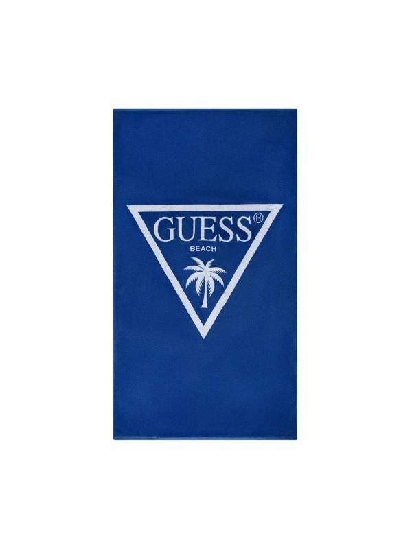 Guess JACQ PALM TRIANGLE LOGO TOWEL Kadın Mavi Havlu E5GZ14SG00P-G7M1 - Image 1