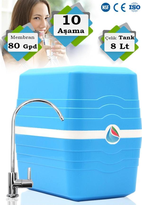 Watermelon Wm21 Premium Ultramineral Ters Osmoz Metal 8 Litre Çelik Tanklı Su Arıtma Cihazı - Image 1