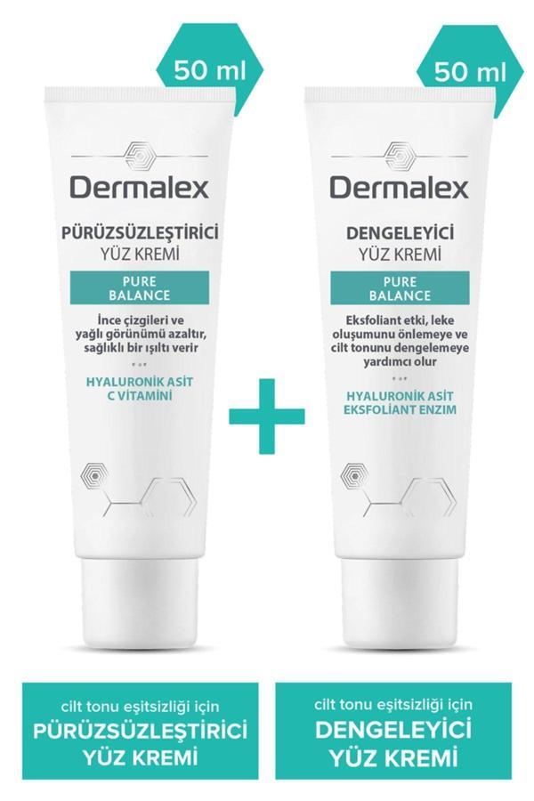 Pure Balance Pürüzsüzleştirici & Dengeleyici Nemlendirici Yüz Krem Seti 50 ml - 2 Adet - Image 1