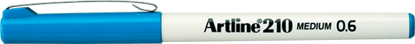 Artline 210 Keçe Uçlu Kalem 0.6mm Medium Liner Gökyüzü Mavi - Image 1