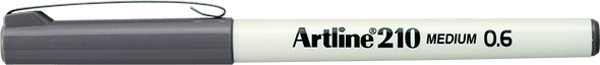 Artline 210 Keçe Uçlu Kalem 0.6mm Medium Liner Gri - Image 1
