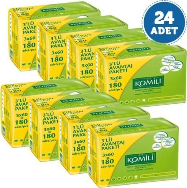 Komili Islak Temizleme Mendili 24 x 60'lı - Image 1