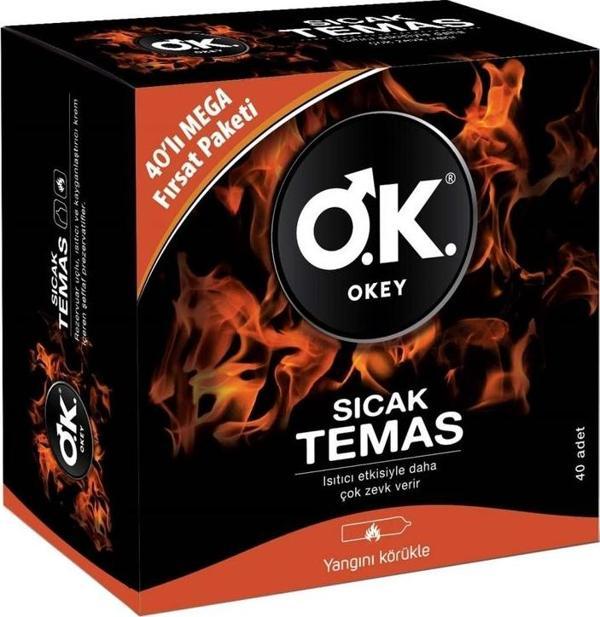 Okey Sıcak Temas Prezervatif 40'lı - Image 1