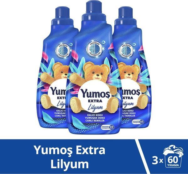 Yumoş Extra Konsantre Çamaşır Yumuşatıcısı Lilyum 3 x 1440 ML - Image 1