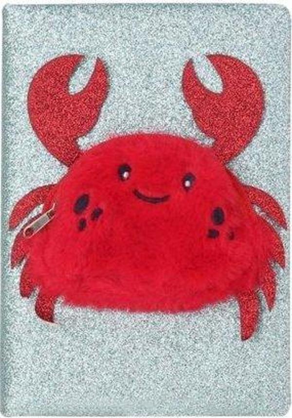 A5 S.Kapak Peluş Yengeçli Defter - Image 1
