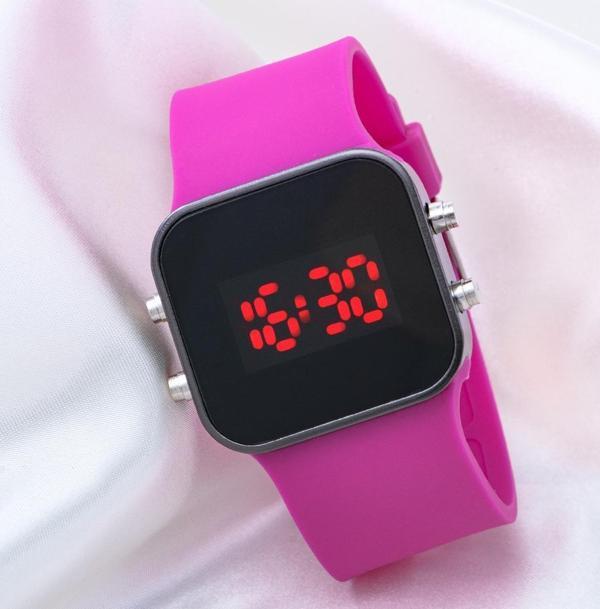Kadın Kol Saati Led Silikon Genç Kız Saatleri Takvimli Saat ST-304193 - Image 1