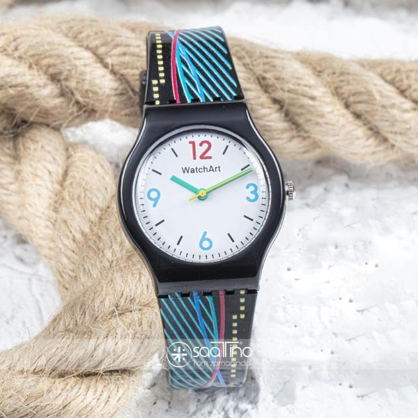 WatchART Unisex Çocuk Kol Saati Siyah Silikon Kordon ST-303493 - Image 1