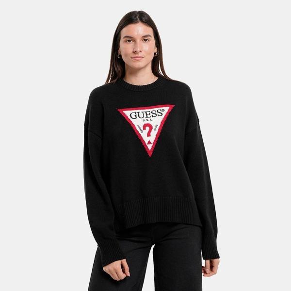 Guess Gj Ls Cn Kadın Siyah Triko W4BR12Z3HM1-JBLK - Image 1