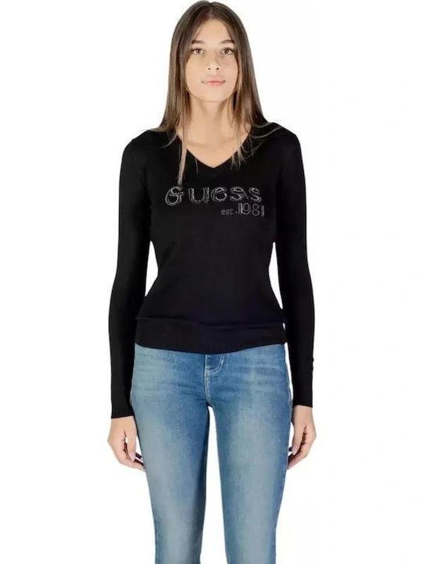 Guess Saylor Kadın Siyah Triko W5BR41Z2NQ2-JBLK - Image 1