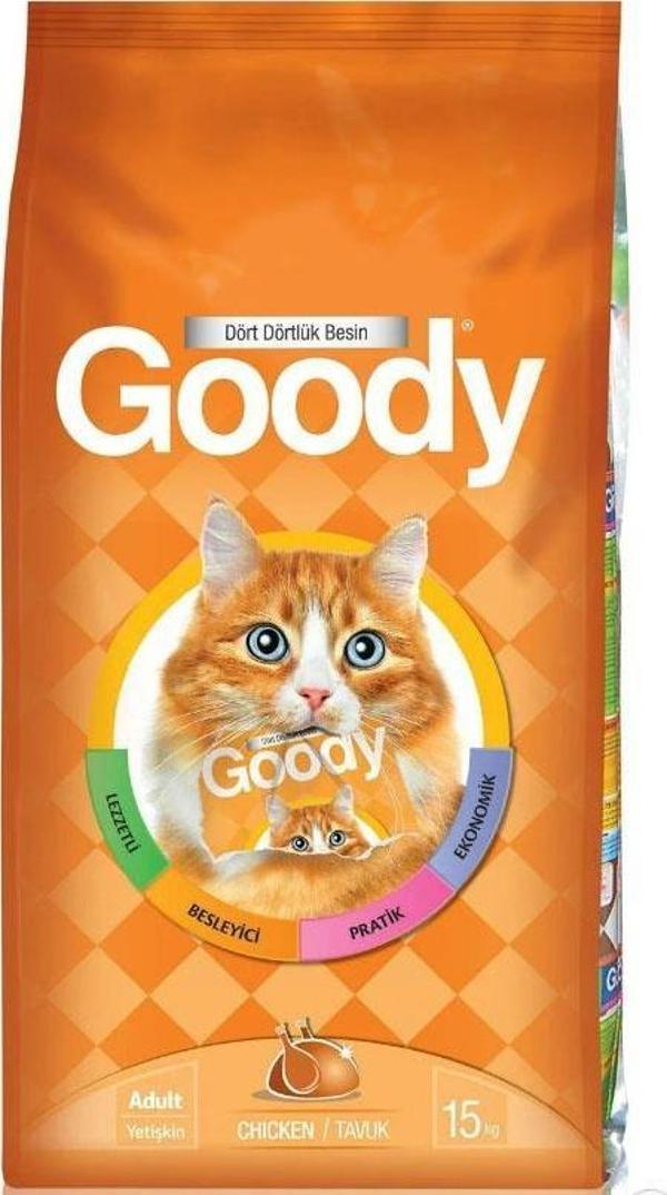 Goody Tavuk Etli Yetişkin Kedi Maması 15 kg - Image 1