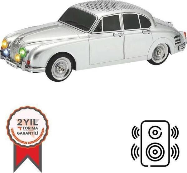 Torima WS-596 Taşınabilir Kablosuz Bluetooth Hoparlör Gümüş - Image 1