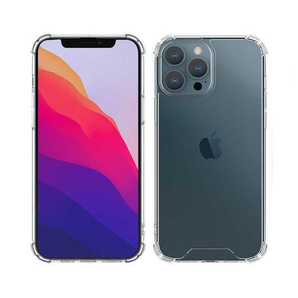 iPhone 13 Pro Max Uyumlu MKST Nitro Anti Shock Silikon-Renksiz - Image 1