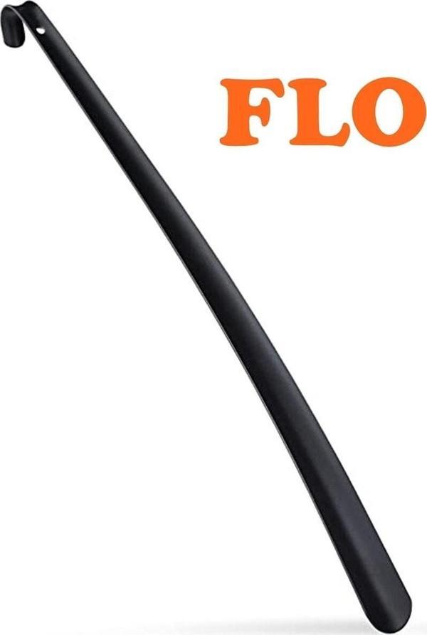 Marka A Kalite Siyah 60 Cm -uzun- Dayanıklı- ' 1 Adet Ayakkabı Çekeceği- Kereta - Çekçek - Image 1