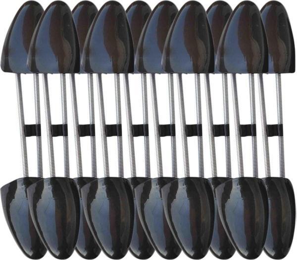 Urve Yaylı - Spiralli 10 Adet Plastik Ayakkabı Kalıbı Siyah 39-44 - Image 1