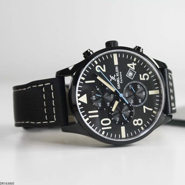 Daniel Klein DK163605 Deri Kordonlu Erkek Kol Saati - Image 1