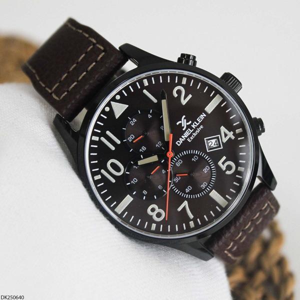 Daniel Klein DK250640 Deri Kordonlu Erkek Kol Saati - Image 1