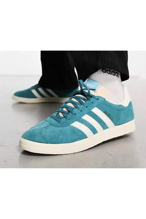 Adidas Gazelle Turkuaz Mavi Erkek Günlük Spor Ayakkabı Ig1061 - Image 1