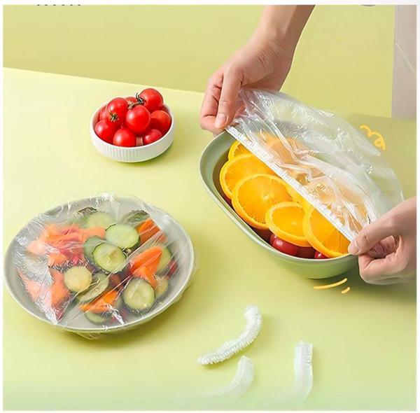 Lastikli Tencere Ve Tabak Bonesi 100 Adet (24cm) - Image 1