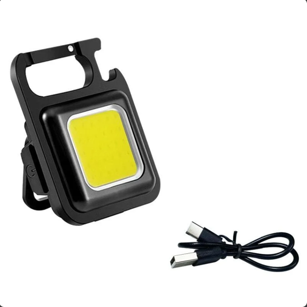 LED Işıklı Flash Özellikli 4 Modlu  Anahtarlık El Feneri - Image 1