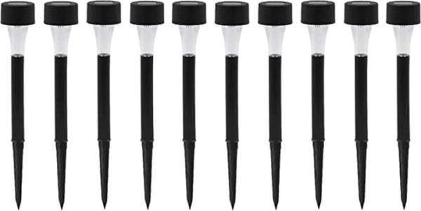 Güneş Enerjili Bahçe Lambası Plastik Saplama 10lu Set - Image 1