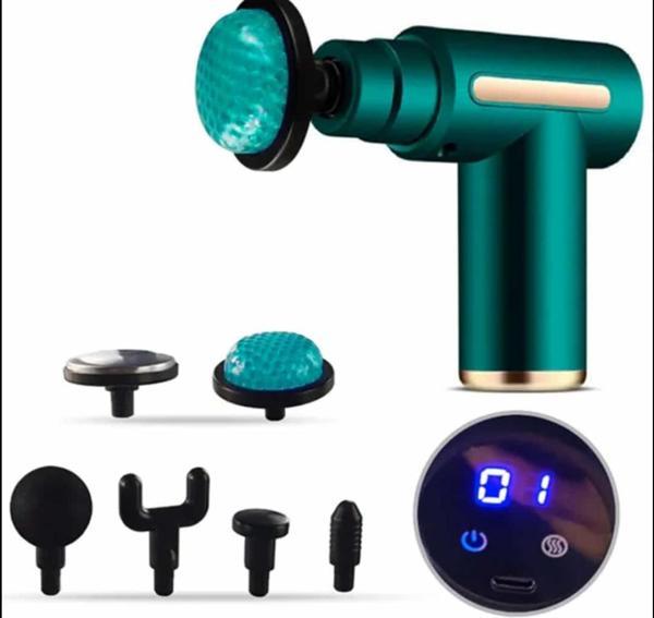Darbeli Şarjlı 6 Başlıklı Masaj Aleti - Image 1