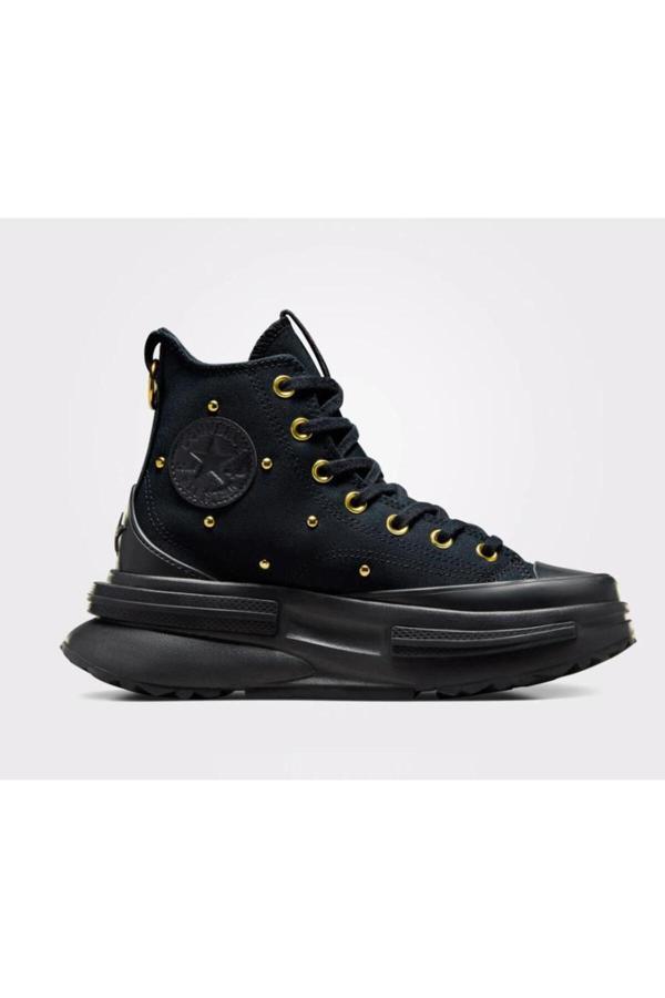 Converse Run Star Legacy Cx Platform Star Studded Kadın Siyah Sneaker - Image 1