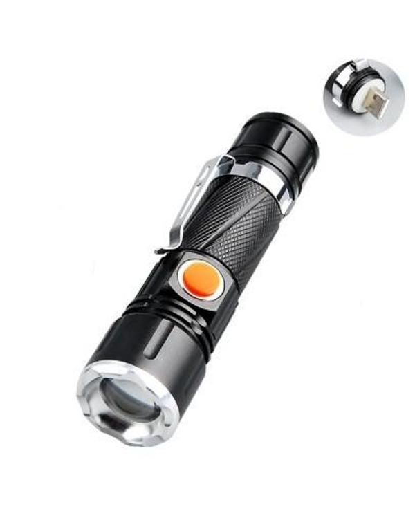 P50 LED ŞARJLI MIKNATISLI USB EL FENERİ - Image 1