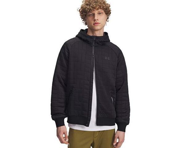 Under Armour Ua Unstoppable Flc Txtr Fz Erkek Günlük Ceket 6003869-001 Siyah - Image 1