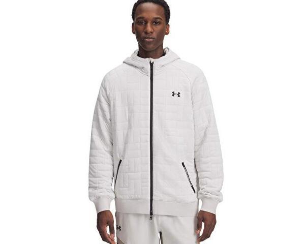 Under Armour Ua Unstoppable Flc Txtr Fz Erkek Günlük Ceket 6003869-110 Beyaz - Image 1