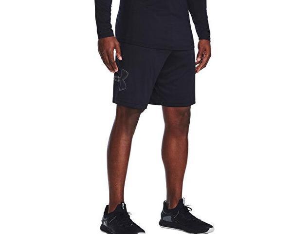 Under Armour Ua Tech Graphic Short Erkek Antrenman Şortu 1306443-001 Siyah - Image 1