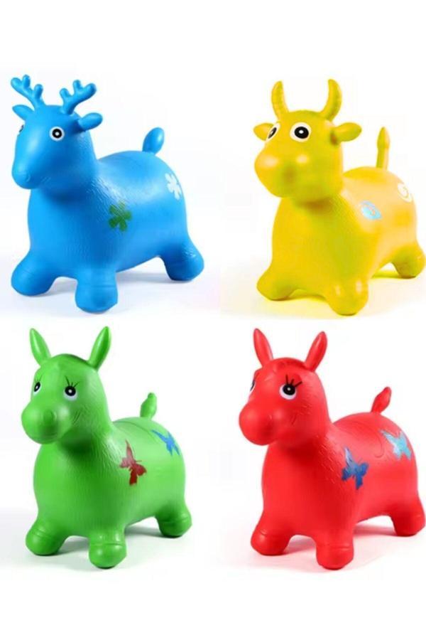 Joy And Toys Şişme Hayvanı Eşeği Pilates Eğlence Eşeği Şişme Eşşek - Image 1